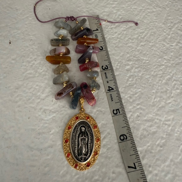 Adjustable Door or Wall Hanging with Guadalupe Virgin Medallion - Picture 8 of 9